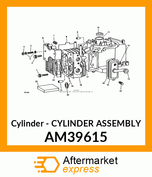 Cylinder - CYLINDER ASSEMBLY AM39615