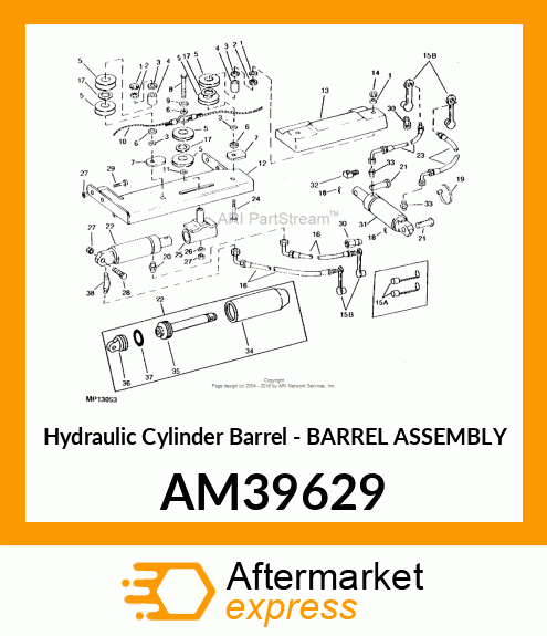 Hydraulic Cylinder Barrel AM39629