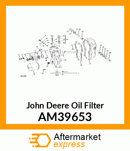FILTER, OIL AM39653