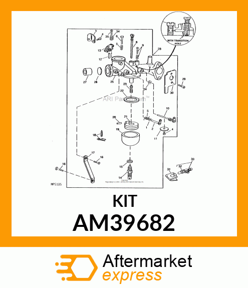 Kit - KIT, CARBURETOR OVERHAUL AM39682