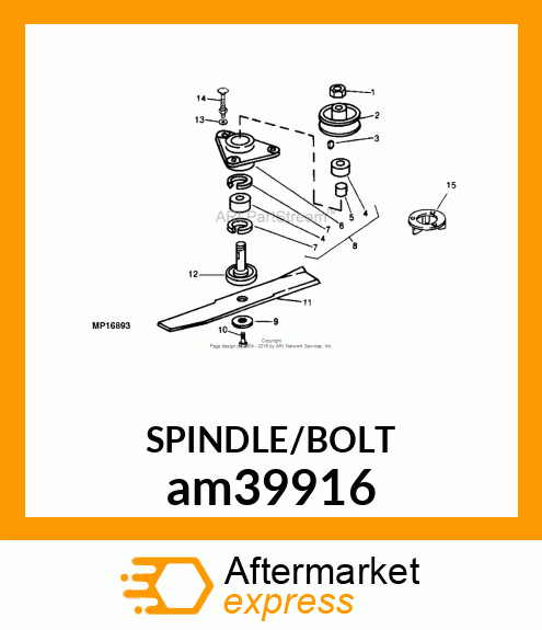 SPINDLE, SPINDLE, ASSEMBLED am39916