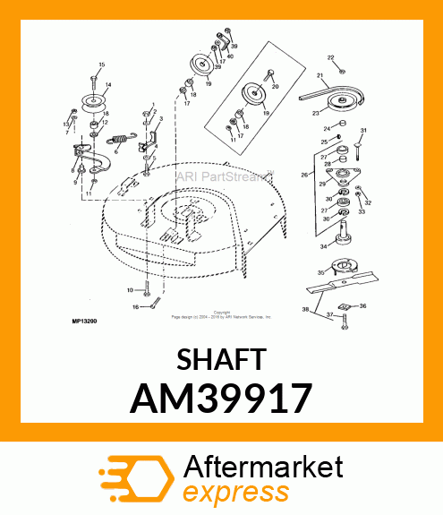 SHAFT AM39917