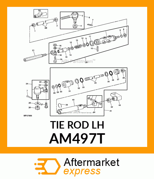 END ,TIE ROD END WITH DUST COR. AM497T