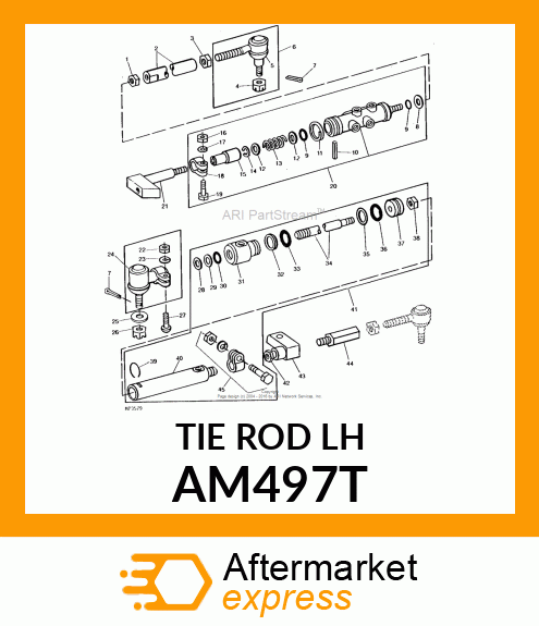 END ,TIE ROD END WITH DUST COR. AM497T