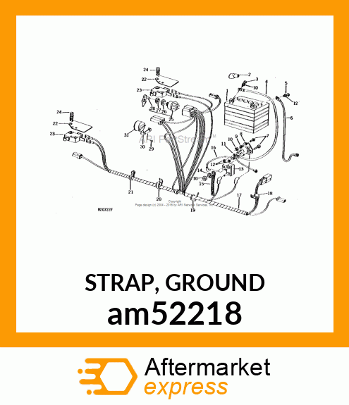 STRAP, GROUND am52218