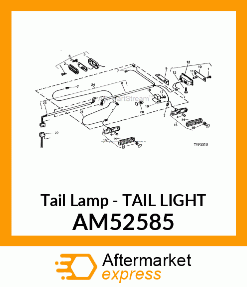 Tail Lamp - TAIL LIGHT AM52585