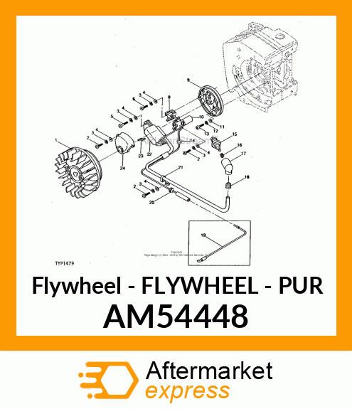 Flywheel - FLYWHEEL - PUR AM54448