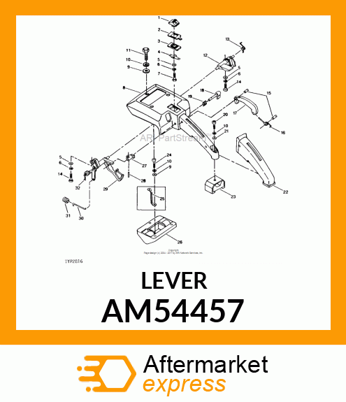 Cylinder - THROTTLE TRIGGER - PUR (Part is Obsolete) AM54457