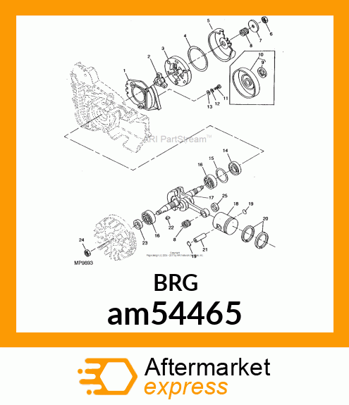 BEARING, BEARING 6202 am54465