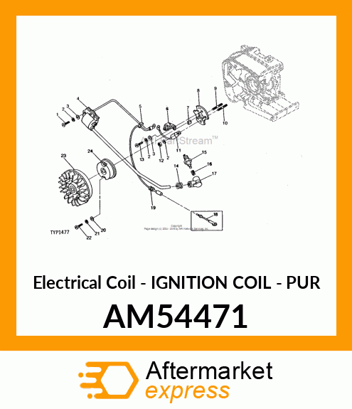 Electrical Coil - IGNITION COIL - PUR AM54471