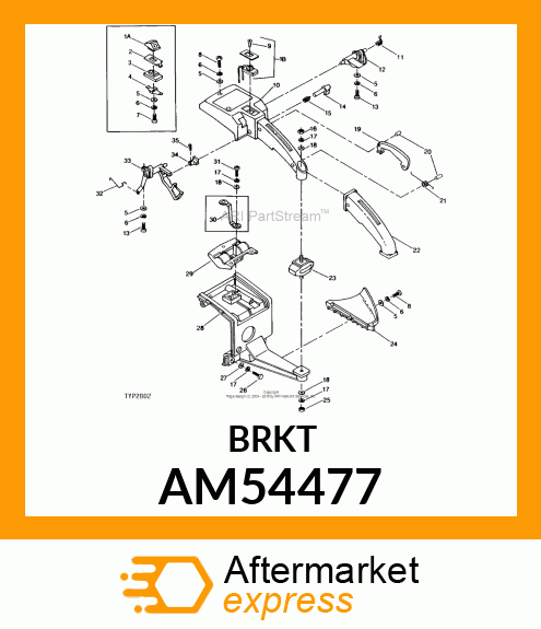 Trigger - THROTTLE TRIGGER - PUR AM54477