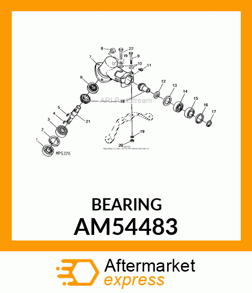 Ball Bearing - BALL BEARING 6201 AM54483