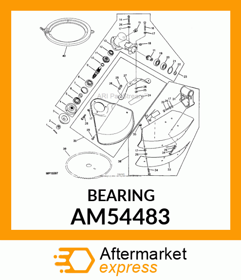 Ball Bearing - BALL BEARING 6201 AM54483