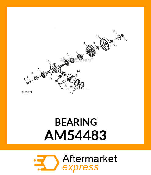 Ball Bearing - BALL BEARING 6201 AM54483