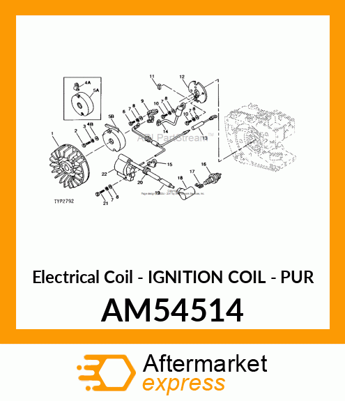 Electrical Coil - IGNITION COIL - PUR AM54514