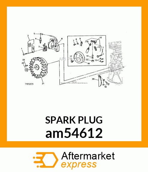 SPARK PLUG am54612