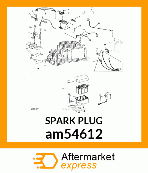 SPARK PLUG am54612