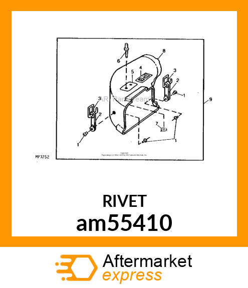 RIVET, RIVET amp; SLEEVE am55410