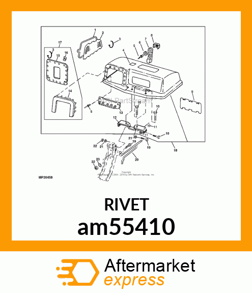 RIVET, RIVET amp; SLEEVE am55410