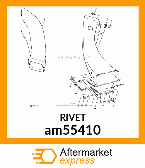 RIVET, RIVET amp; SLEEVE am55410