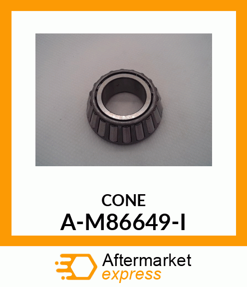 Bearing Cone - CONE, TAPERED ROLLER A-M86649-I