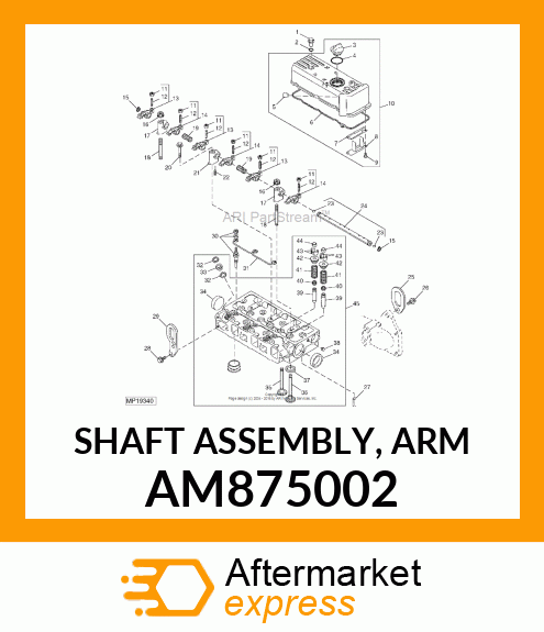 SHAFT ASSEMBLY, ARM AM875002