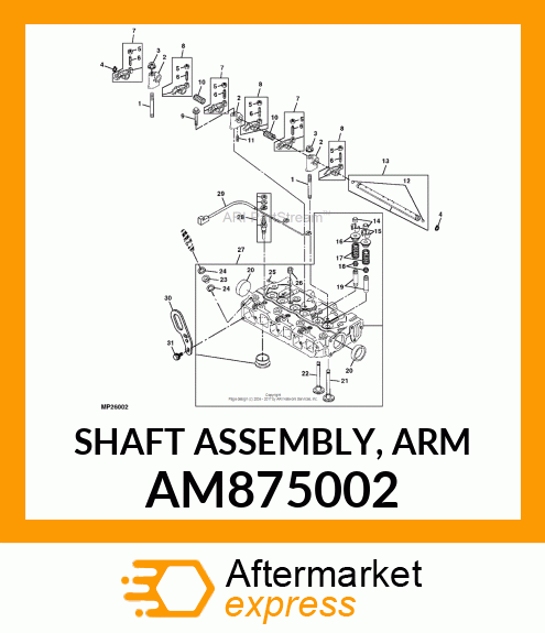 SHAFT ASSEMBLY, ARM AM875002