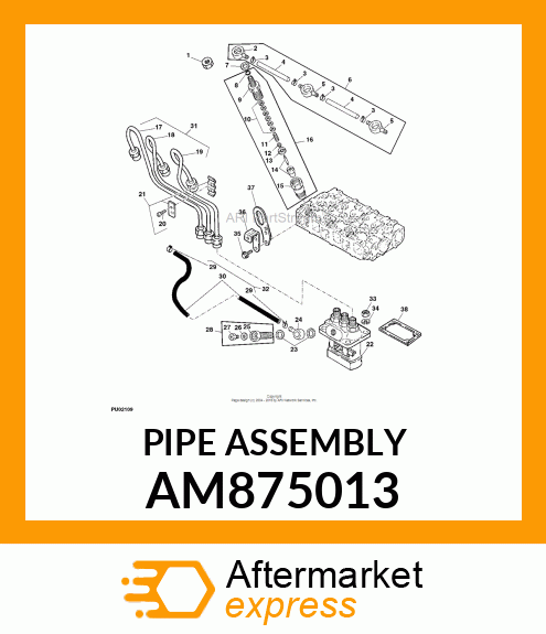PIPE ASSEMBLY AM875013