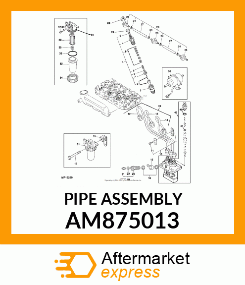 PIPE ASSEMBLY AM875013