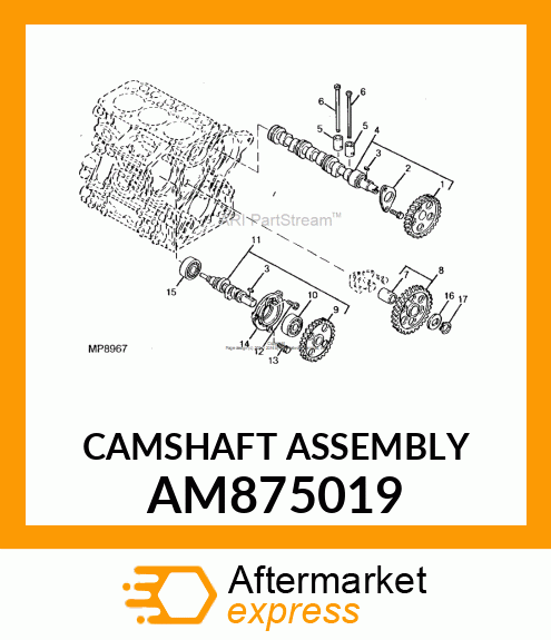 CAMSHAFT ASSEMBLY AM875019