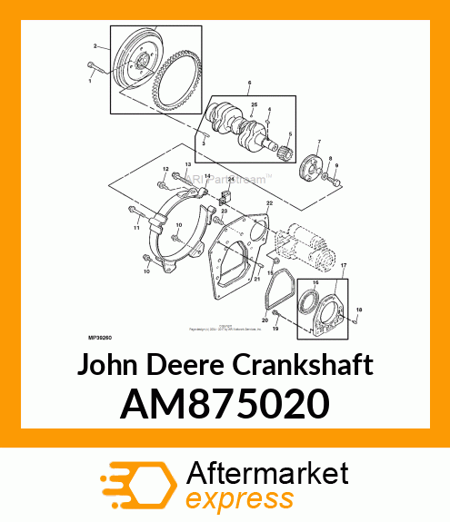 CRANKSHAFT ASSEMBLY AM875020