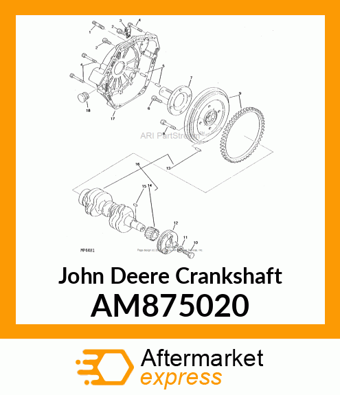 CRANKSHAFT ASSEMBLY AM875020