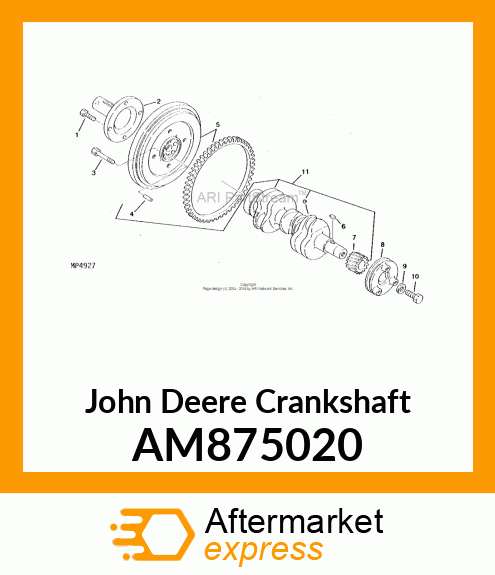 CRANKSHAFT ASSEMBLY AM875020