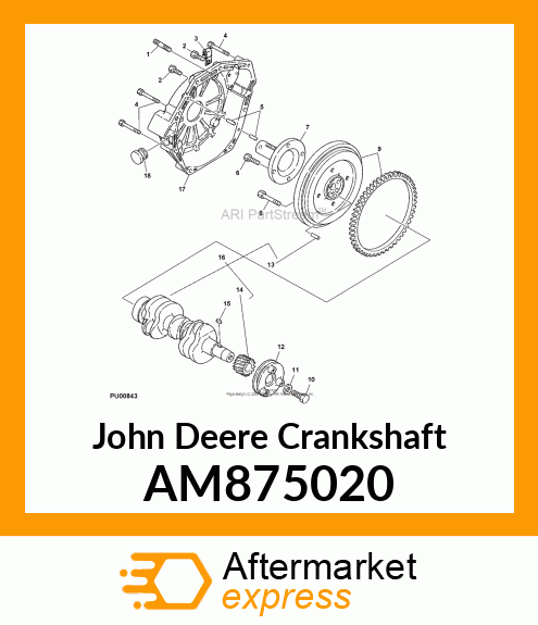 CRANKSHAFT ASSEMBLY AM875020