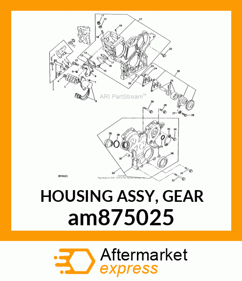 HOUSING ASSY, GEAR am875025