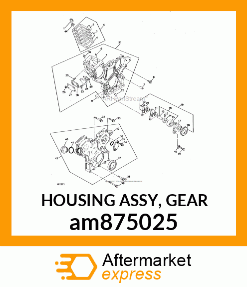 HOUSING ASSY, GEAR am875025