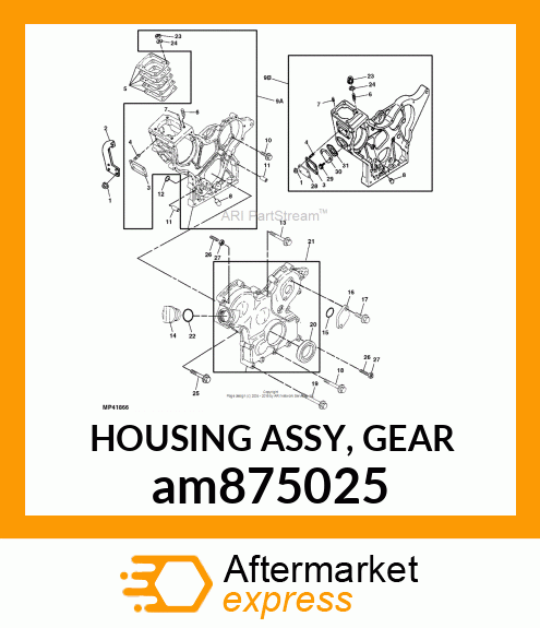 HOUSING ASSY, GEAR am875025