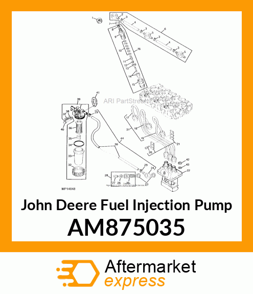 PUMP ASSEMBLY, FUEL INJECTION FOR AM875035