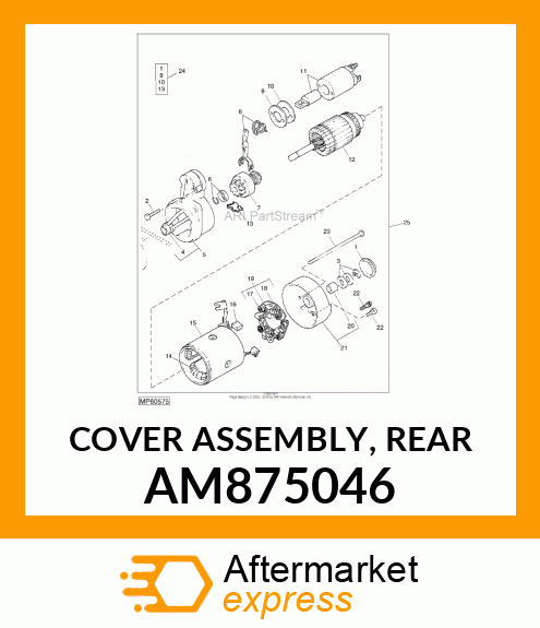 COVER ASSEMBLY, REAR AM875046