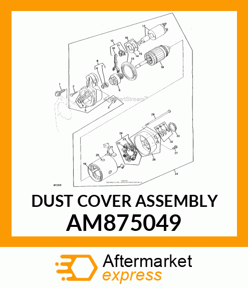 DUST COVER ASSEMBLY AM875049