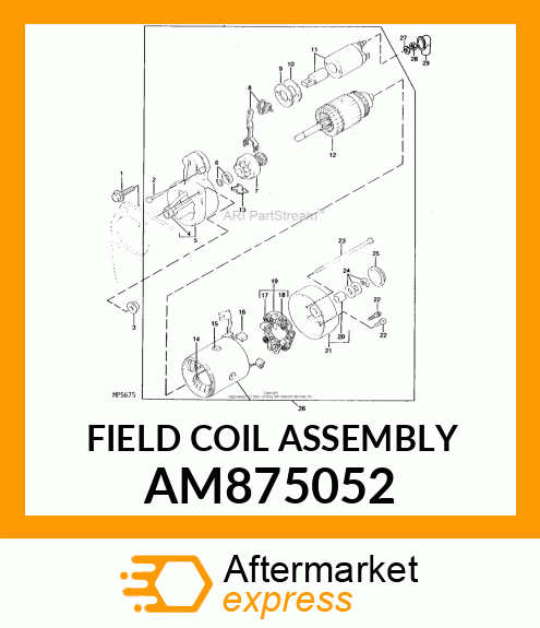 FIELD COIL ASSEMBLY AM875052