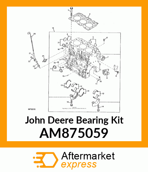 MAIN BEARING SET AM875059