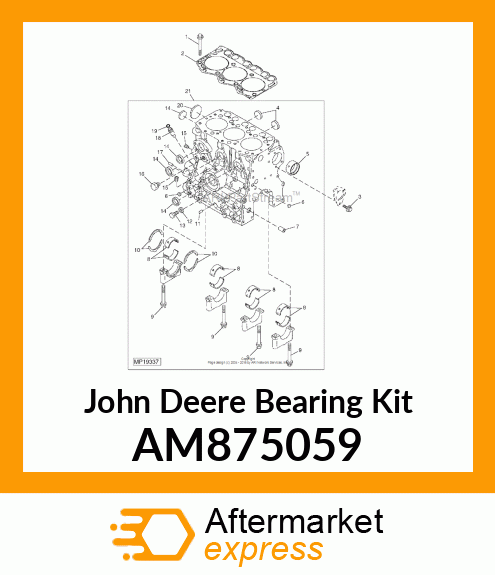 MAIN BEARING SET AM875059