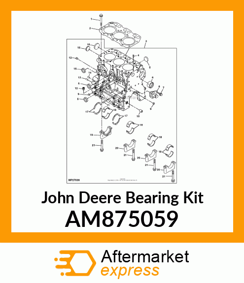 MAIN BEARING SET AM875059