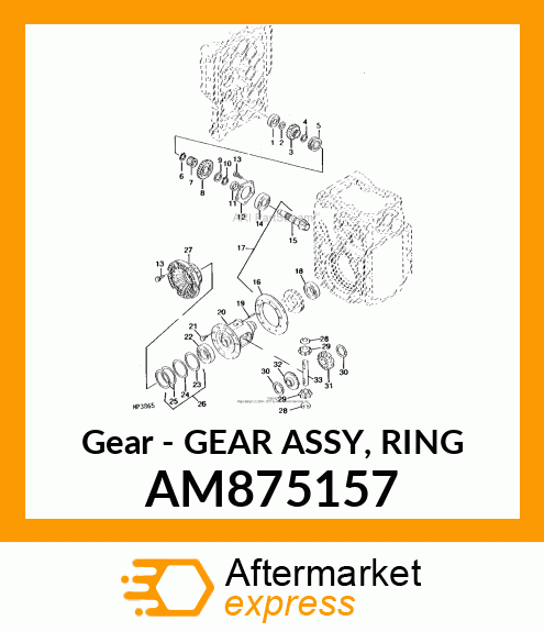 Gear Asm Ring AM875157