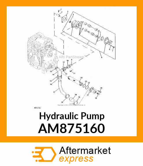 Hydraulic Pump AM875160