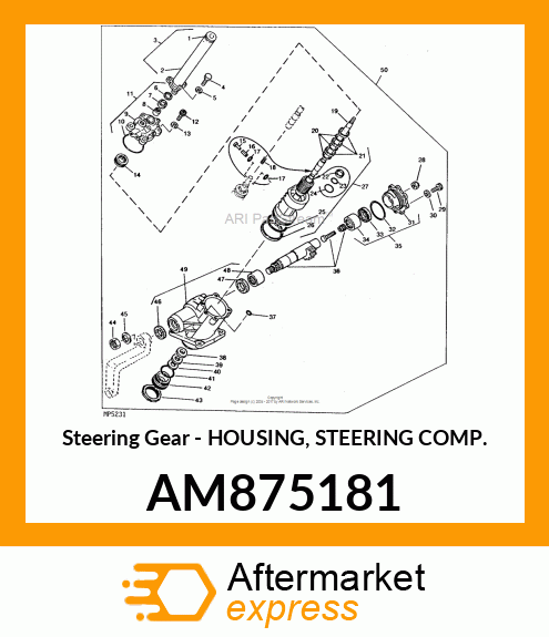 Gear Steering AM875181