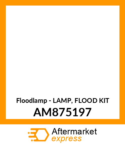 Floodlamp - LAMP, FLOOD KIT AM875197