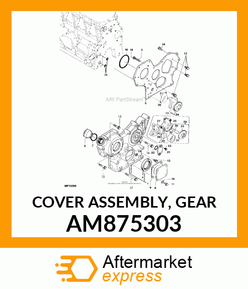 COVER ASSEMBLY, GEAR AM875303