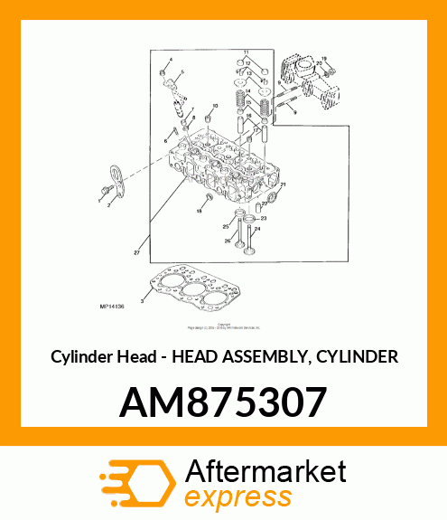 Cylinder Head AM875307